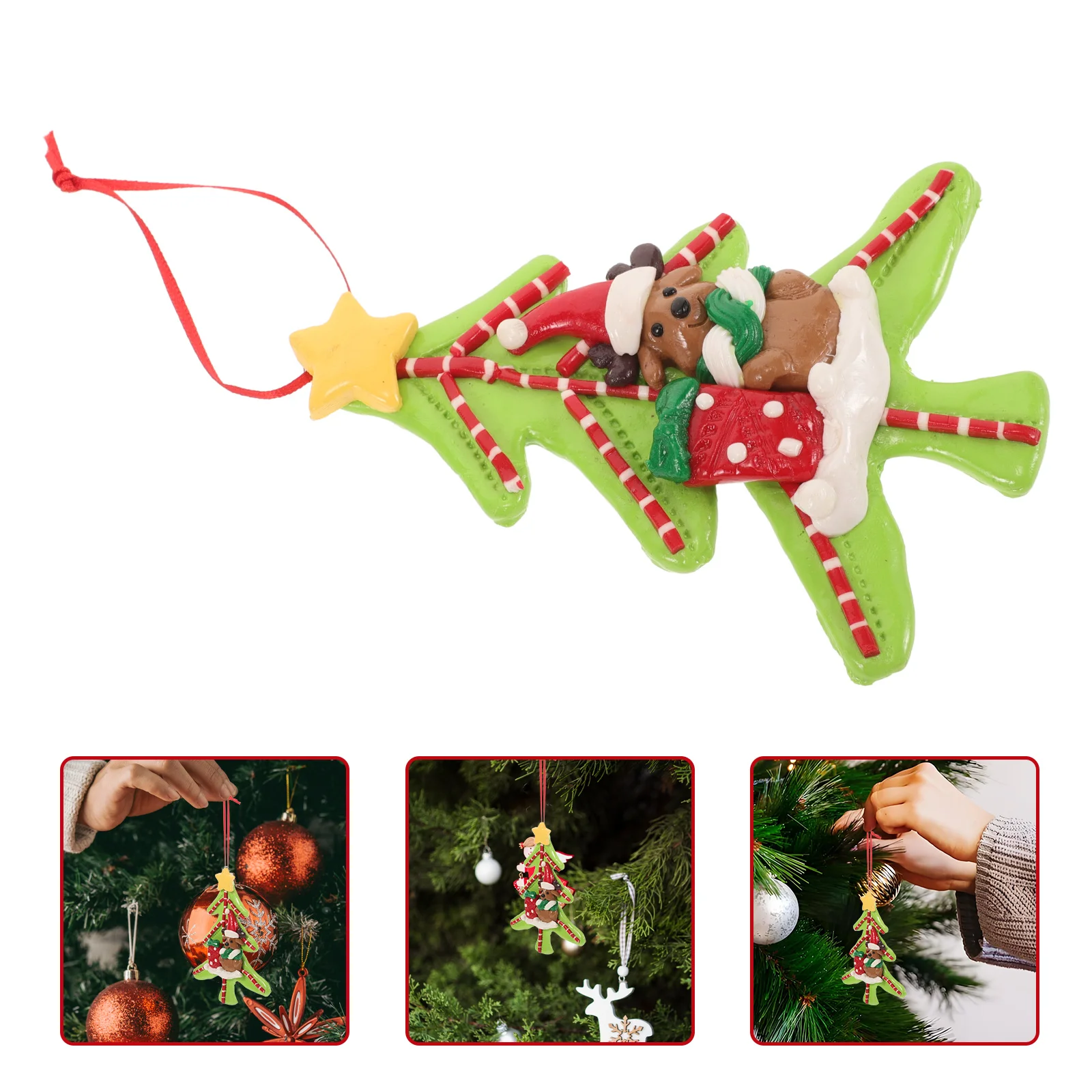 

Elk Pendant Christmas Ornaments Tree Decor Party Supplies Clay Pendants Holiday Charms Xmas Decorations Creative Designs