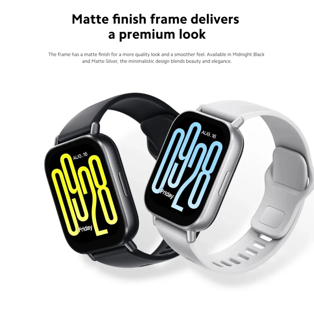 Waterproof Global Version Xiaomi Redmi Watch 5 Active Bluetooth Phone Call Watch 2" Big Screen 140+ Sport Mode 5ATM Smart Watch