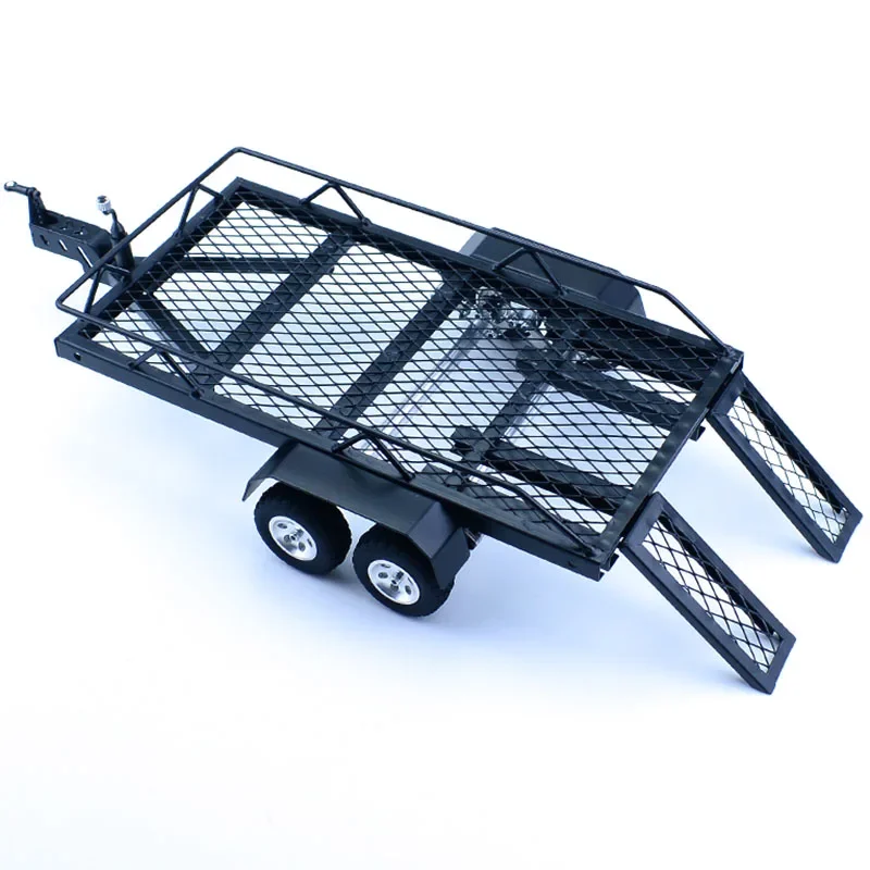 Metal Trailer Hitch Mount for 1/18 1/24 RC Crawler Car Traxxas TRX4-M Defender Bronco SCX24 AX24 FMS FCX24M Upgrade Parts