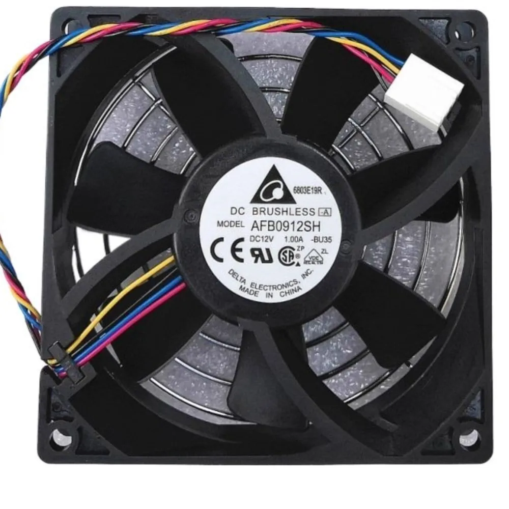 

Новый высокоскоростной Вентилятор охлаждения Delta 9025 9225 9 см с 4 проводами и двумя шариками AFB0912SH 12В 1.0A