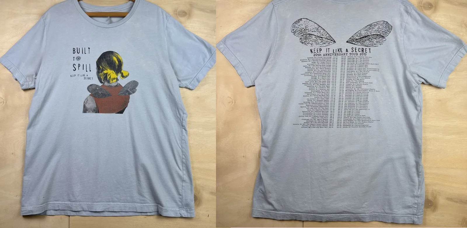 2 Sides Built To Spill - Keep It Like A Secret Shirt Light Blue S-5XL ND1172