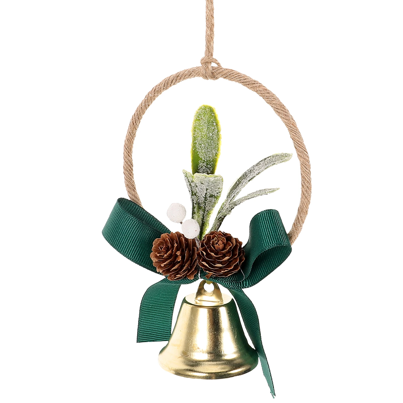 

Christmas Bell Hanging Wreath Ornament Xmas Tree Pendant Decorative Hanging Decoration Xmas Festival Bell Decor