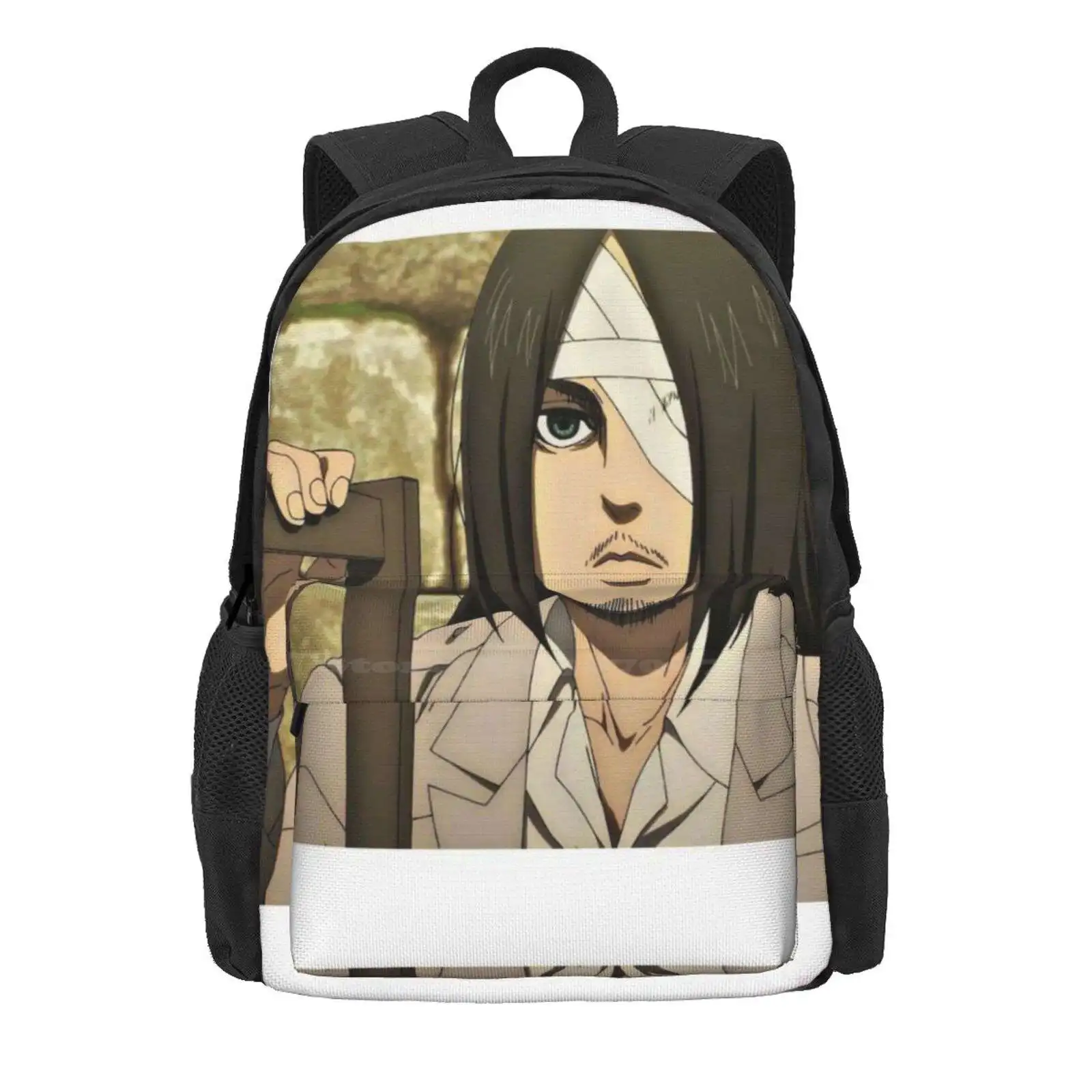 Eren Titan Hot Sale Schoolbag Backpack Fashion Bags Anime Manga Japan Eren Jager Attack Titans Shingeki Kyojin Kyogin Eyes Snk