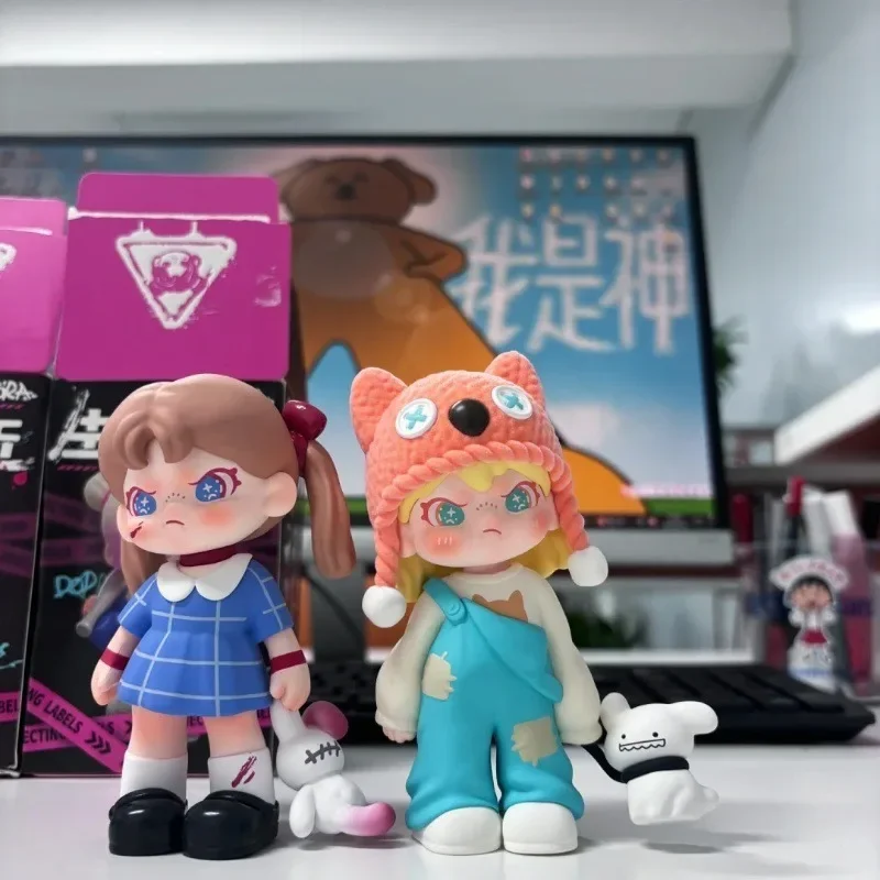 

Super cute Dora blind box jungle law series anime characters mysterious surprises guess bag garage kit PVC model children's toys