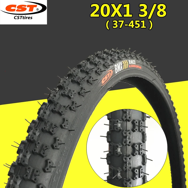 CST 20x1 1/8 28-451 Bicycle Tire 20 Inch 20x13/8 37-451 BMX Bike Tyres Kids MTB Mountain Bike Tires Cycling Riding Inner Tube