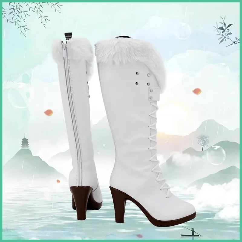 Anime Robin Cosplay Shoes Boots Game Miss Allsunday Role Play Halloween Carnival Party Outfit Christmas Prop Women Men