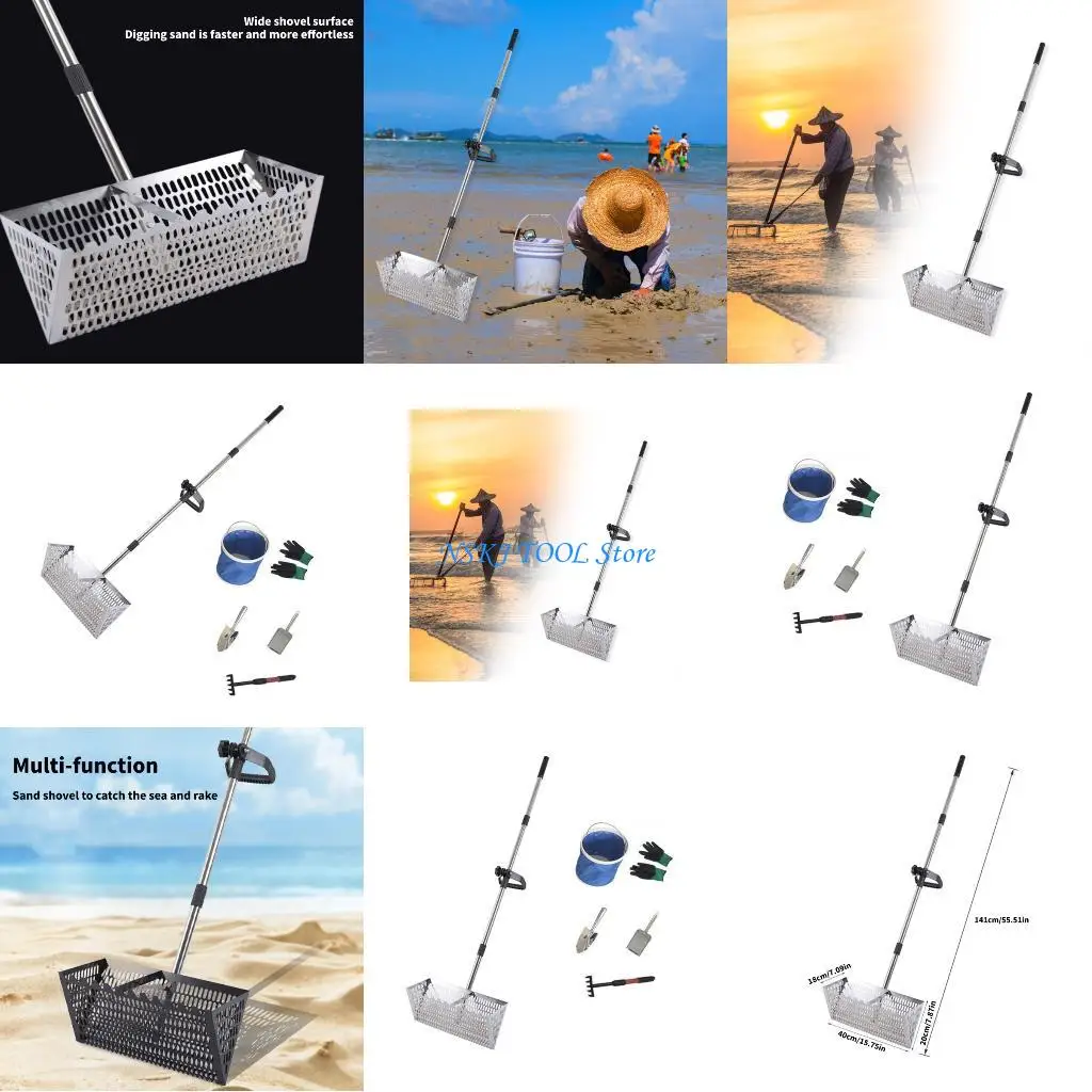 

L8RC Ergonomic Intertidal Harvesting Equipment Set With Reinforced Teeth And Against Oxidation Finish For Marine Zones