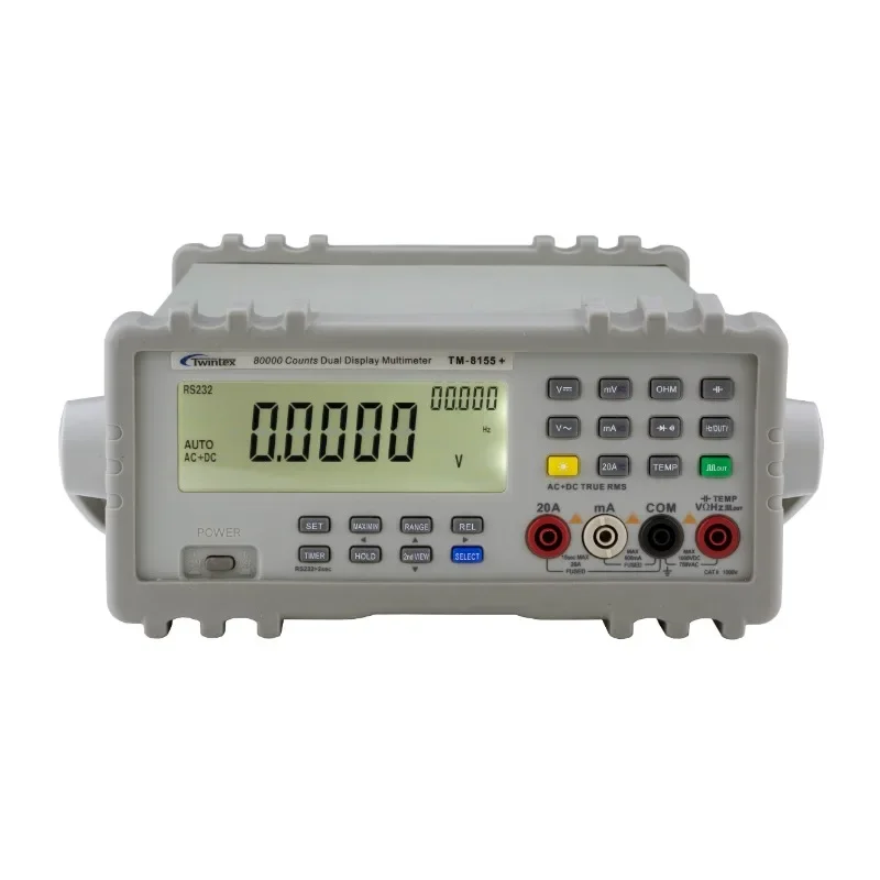 TM-8155+ DUAL Display Ture Rms 80000 Counts Bench Digital Multimeter