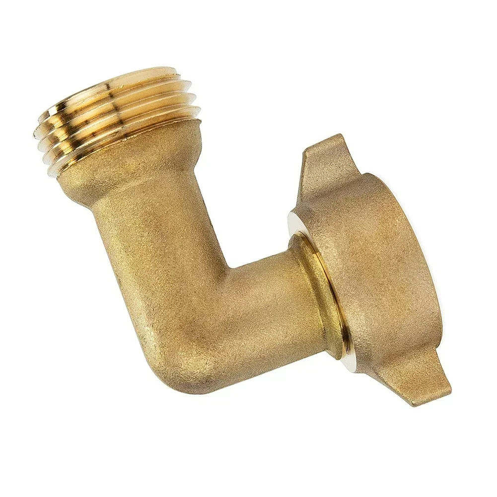 Raccordo per tubo a gomito a 90 gradi in ottone da 1 pezzo: durevole e a prova di perdite per connettore per tubo dell'acqua per rimorchio RV/Camco