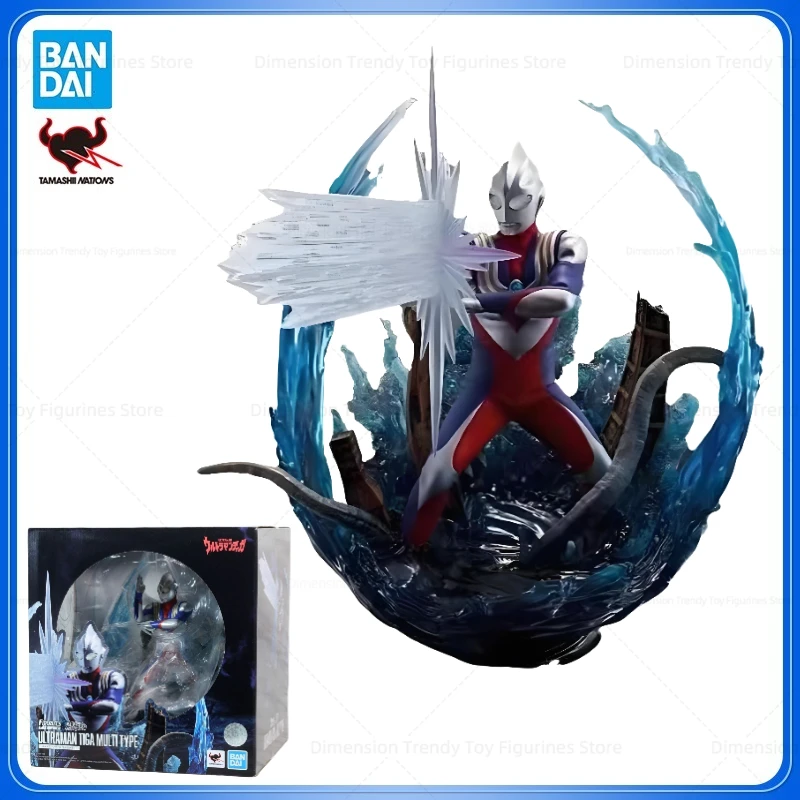 

Bandai In Stock Super Battle Figuarts ZERO Anime Tiga Ultraman Composite Type Tiga Action Figure Model Toy Gift DT