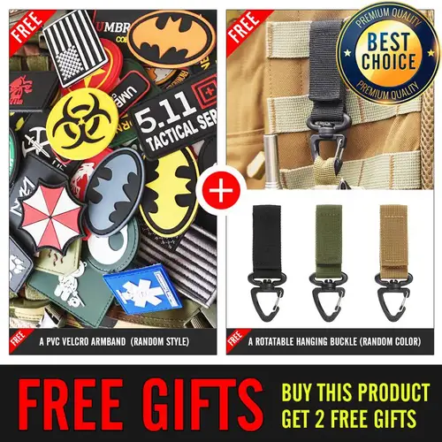 Imagen 2 del producto Mochila reflectante táctica de 40L, mochila de camuflaje Molle para exteriores, bolsa de asalto, senderismo, Camping, caza, viaje, mochila para montar