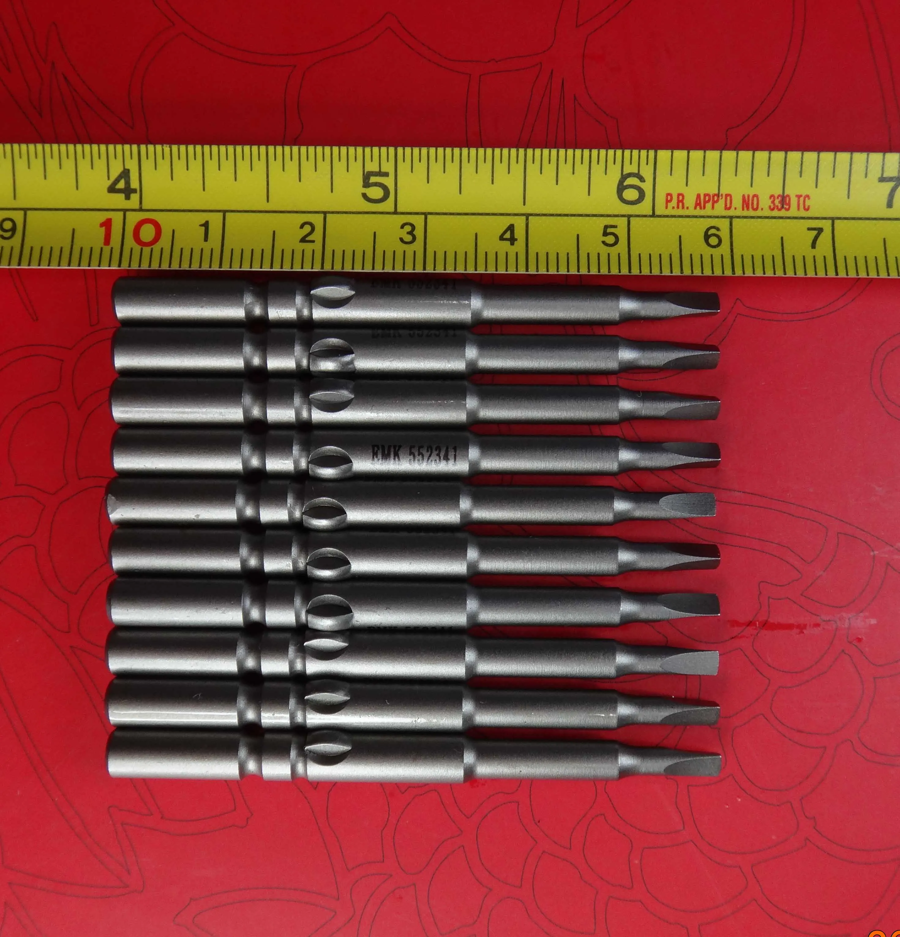 Diameter: 5mm, Total Length: 60mm, Working Diameter: 2.8mmX10mm, Triangular Blade, Electric Screwdriver Head, Screwdriver Tip