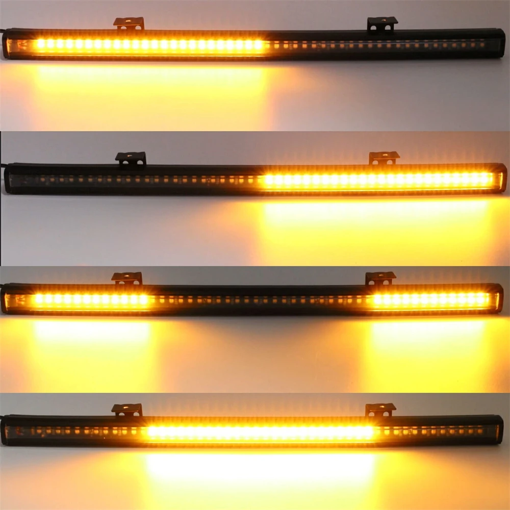 LED-Warnleuchten 48LED Notfall-Blitzlichtleiste Vordere Blinkleuchte Verkehrsleiter Fahrzeug-LKW Polizei-Blitzlicht – Detail 4
