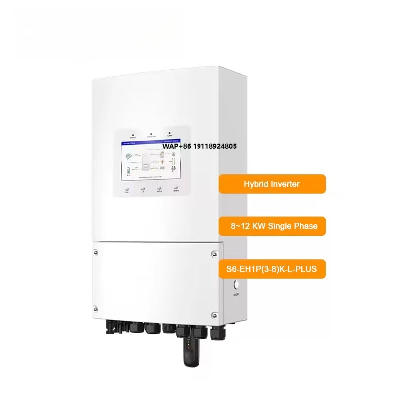 

Hybrid 5-8kW Single Phase 48V/51.2V 220V/230V Pure Sine Wave Inverter for Solar Home Use 96.2% Efficiency