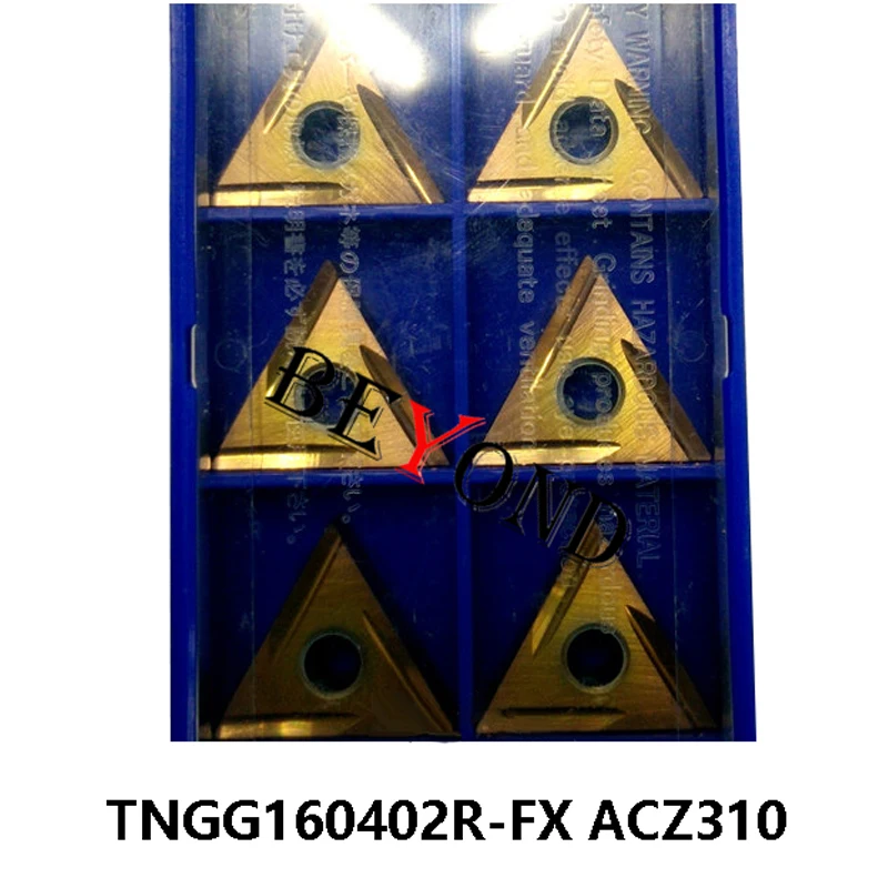 

TNGG160402R-FX ACZ310 100% Original Carbide Inserts TNGG160402 TNGG 160402 Lathe Cutter CNC Turning Tool 10pcs/box