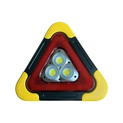 Car Triangle Warning Light Portable Reflective Battery Powered Emergency Traffic Sign Recognition Barricade Breakdown Safety Sig