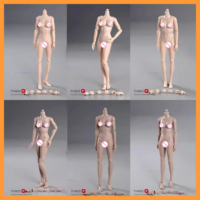 

1/6 Scale Female Soldier Flexible Joints Moveable Nude Body for 12" Action FIgure Drawing Sketches Training Model