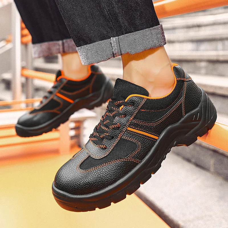 

Противоударная защитная обувь, мужская и женская защитная обувь, уличная мужская походная обувь со стальным носком, противопрокольная строительная рабочая обувь