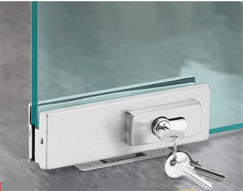 Imagem -06 - Frameless Glass Door Floor Lock Spring Clip 12 mm