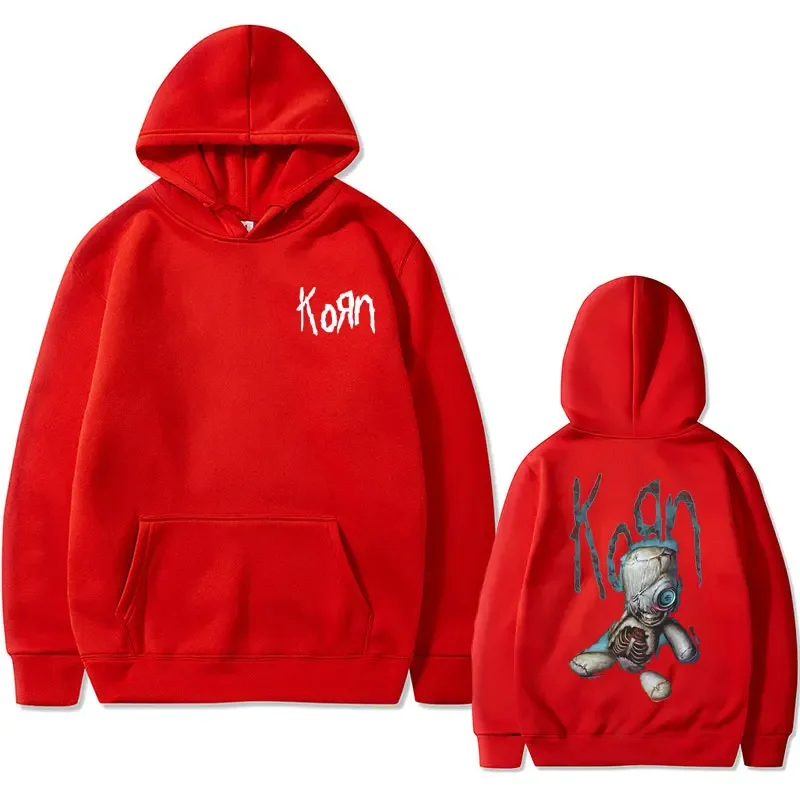 Vintage 90s America Rock Band Korn ISSUES Hoodie Male Casual Hoodies Men Loose Sweatshirt Man Sportswear Men's Hip Hop Pullover