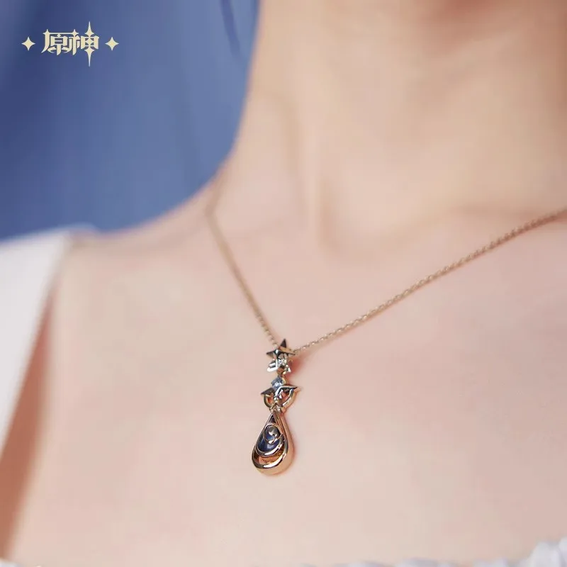 Oficjalny miHoYo Genshin Impact Furina Temat Impression Series Naszyjnik i Bransoletka Anime Gra Merch Odzież
