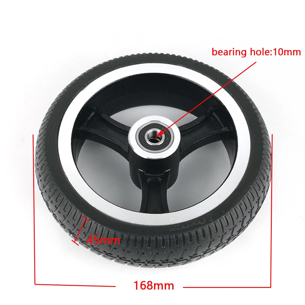 High Quality165x45 Solid Wheel Tyre for Mini Electric Scooter Balancing Car Explosion-proof Wheel Accessories