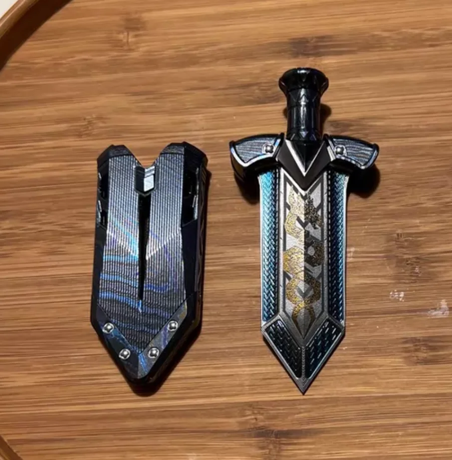 Used EDC TINB Lake Light Sword Zircuti Ghost Lantern fidget slider decompression toy