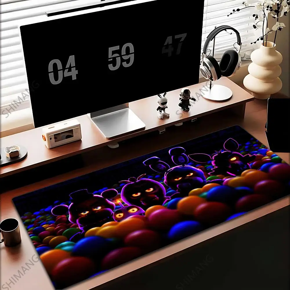 

Game F-Fnaf Five Nights at F-Freddys Mouse Pad Desk Mat Large Non-slip Anti-fray Keyboard Ergonomic Office Rubber PC Home Custom