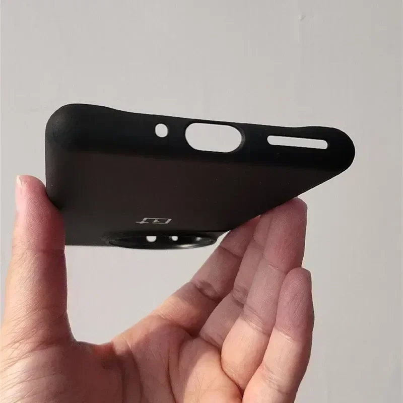 حافظة هاتف أصلية لهاتف OnePlus 12R/Ace 3 حافظة خلفية ناعمة رفيعة للغاية مقاومة للصدمات غير لامعة غطاء جلد مطاطي فاخر مضاد للبصمة