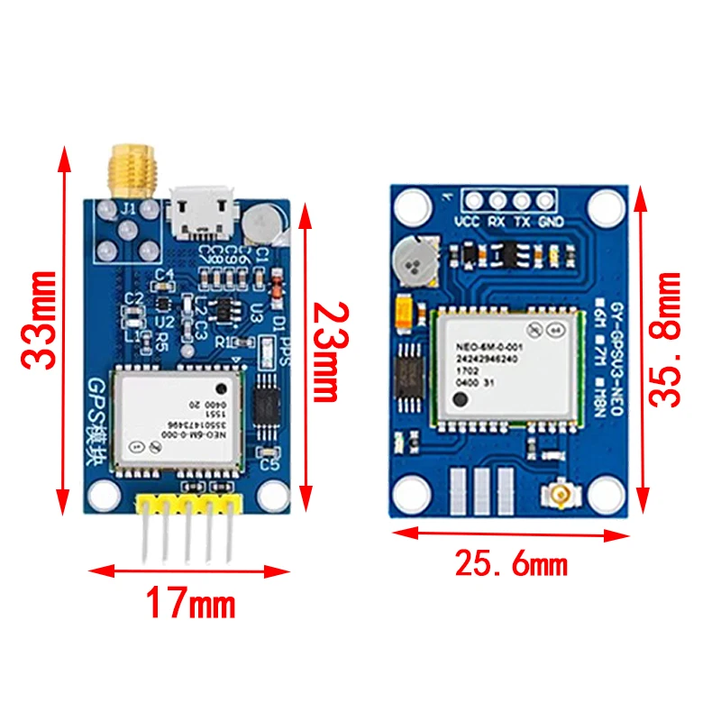 NEO-6M NEO-7M NEO-8M GY-NEO6MV2 GY-NEO7MV2 GY-NEO8MV2 GPS Module with Flight Control EEPROM MWC APM2.5 large antenna for arduino