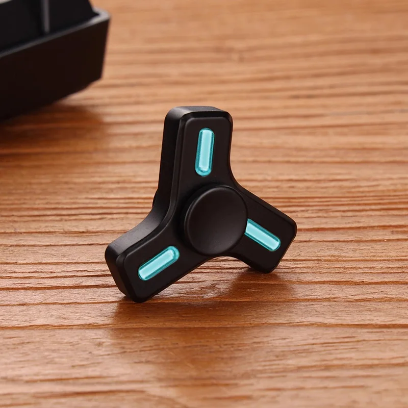 رواية صغيرة EDC مضيئة تململ سبينر لعبة لتخفيف الضغط سبائك الزنك جيروسكوب مكتب سطح المكتب الإجهاد الإغاثة الاسترخاء تململ لعبة #2