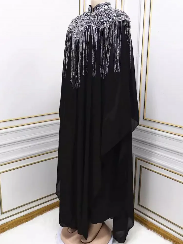 Evening Dress Women Dashiki Diamond African Clothes Robe Marocaine Luxury Dubai Kaftan Abaya Muslim Dress Vetement Plus Size