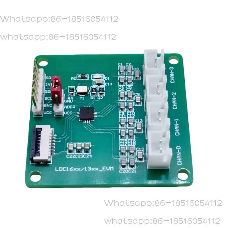 4-channel LDC1614 / 2-channel LDC1612 inductance sensor module for high-precision metal distance measurement and coin detection