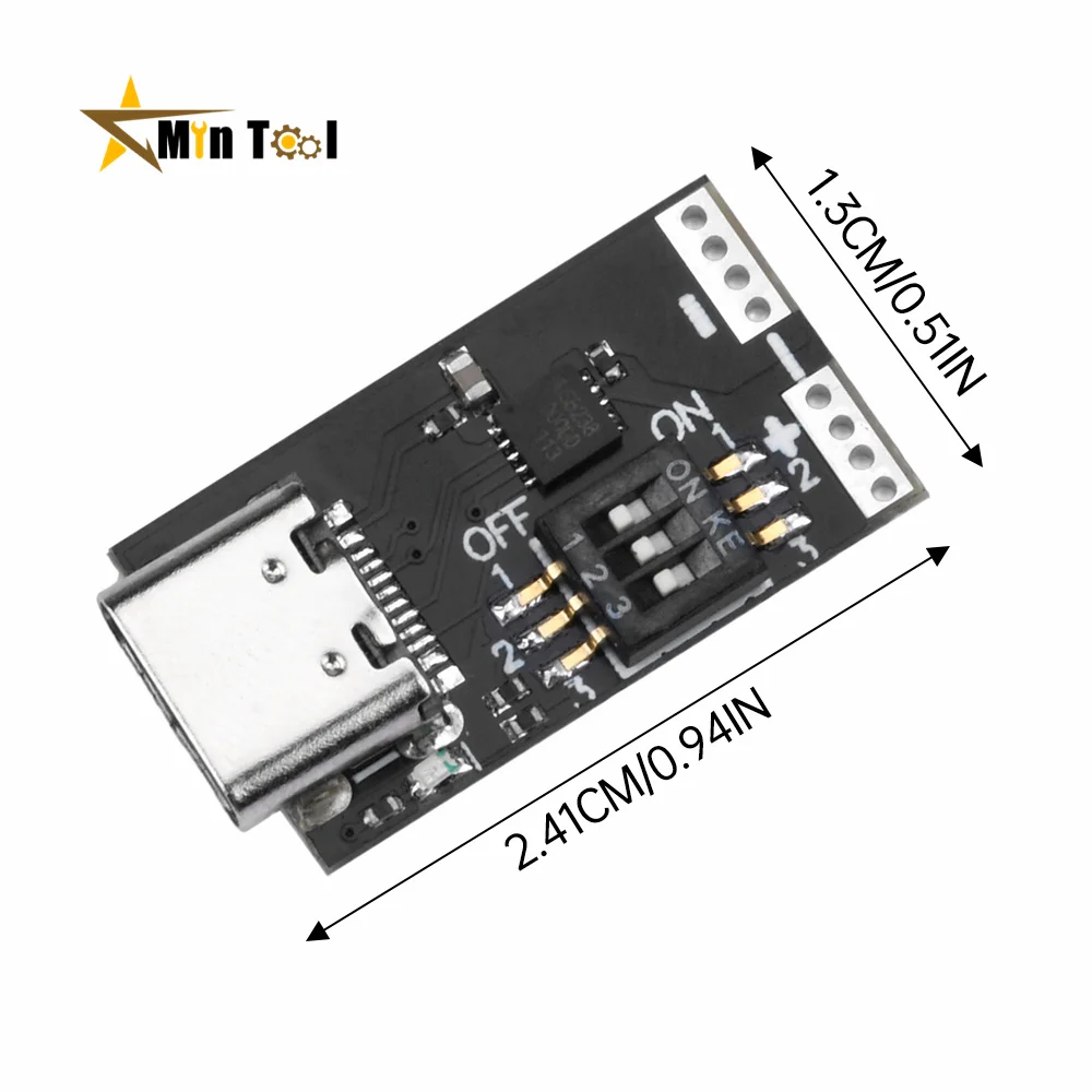 PD2.0 3.0 Decoy Trigger Module Supports 5V 9V 12V 15V 20V Fixed Voltage Output Type-C Interface Power Supply