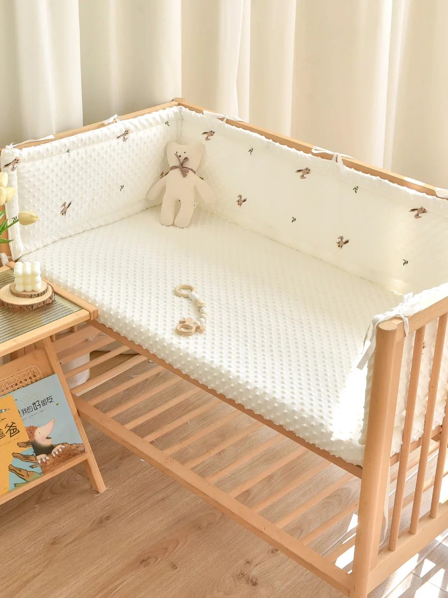 Newborn Crib Circumference, Anti-collision Cushioning, Soft Package One-piece Baby Comfort, Splicing Bed Enclosure