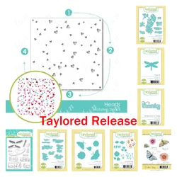 2023 New Spring Flowers Sentiment Stamps Stencils and Joy Cutting Dies Scrapbooking Greeting Card Making Cuts Crafts Template