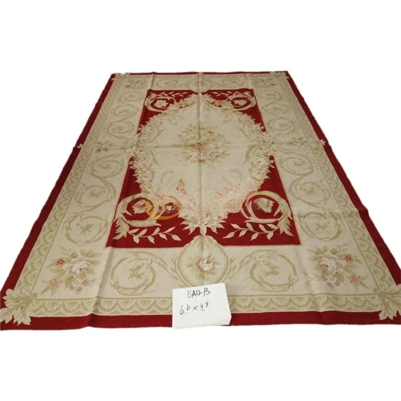 

Hand woven carpet 100% wool country style living room geometric decoration