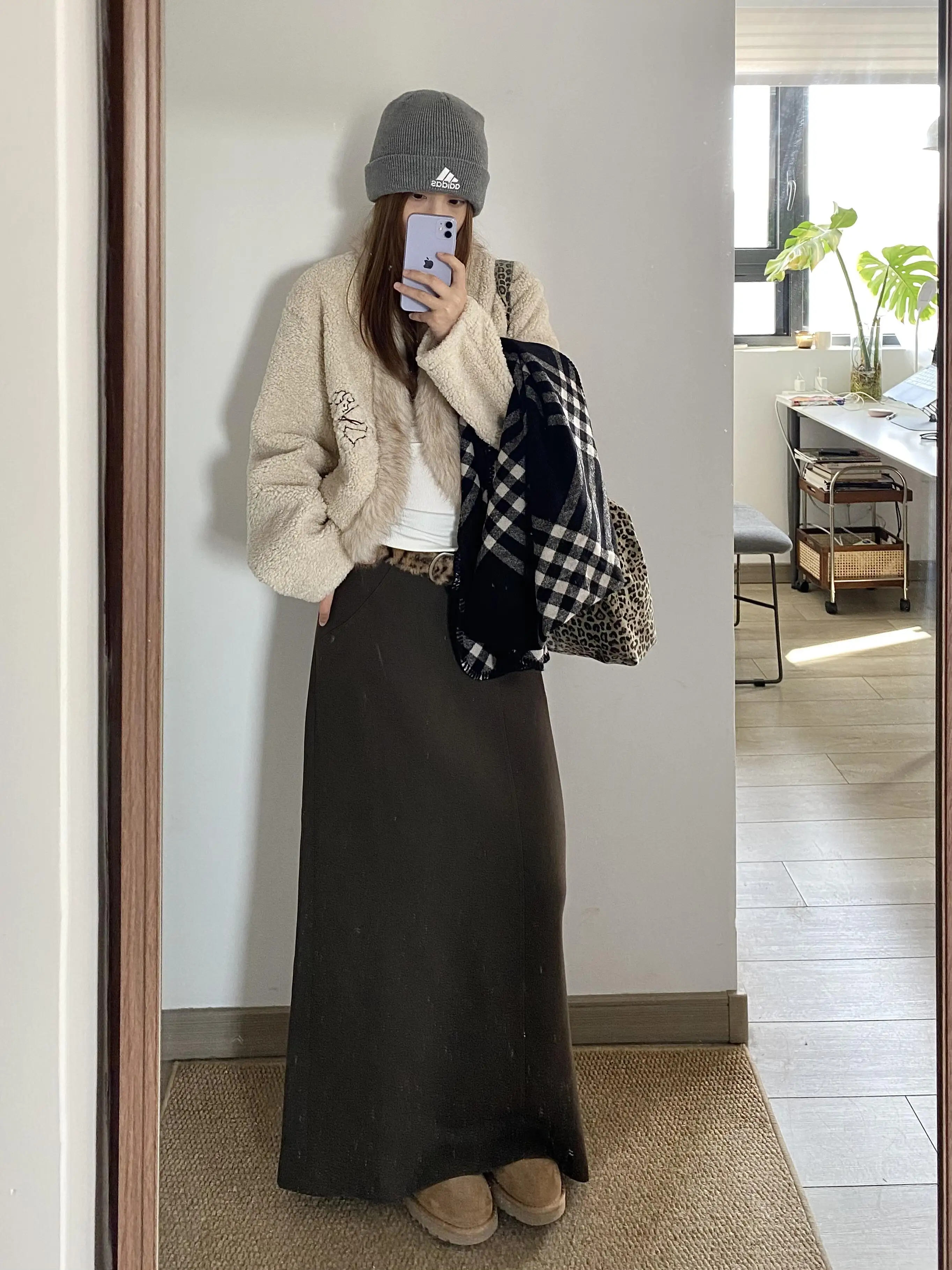 Retro American Design High Waist Straight Cut Half Skirt Women's Spring Autumn New Style Long Skirt Double Line Partition