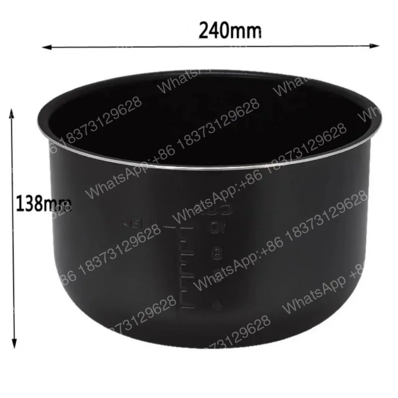 Recipiente interior de alta calidad para olla arrocera de 5L para Moulinex ce500e32, repuesto antiadherente.