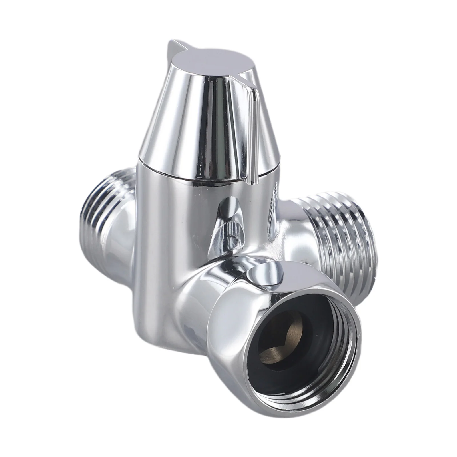 

Assured Brass Constructed Three Way Diverter Valve Compatible with Sink Faucets and Showers Using Standard Size