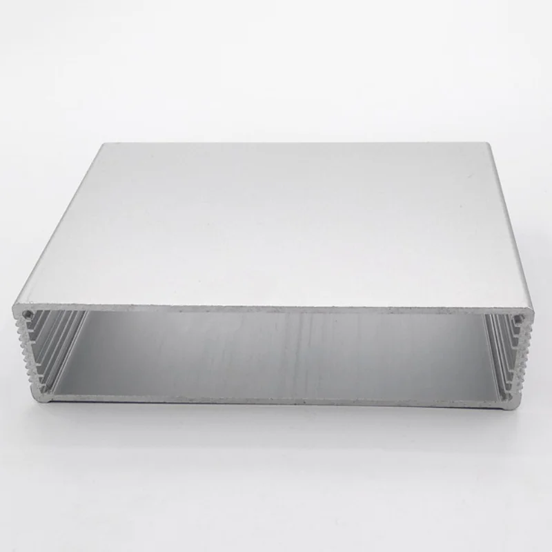 Aluminum alloy shell aluminum profile box Flat   battery  pcb plc 100x122x29mm