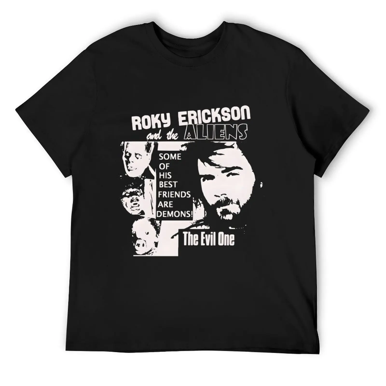 Roky Erickson Classic T-Shirt anime clothes basketball graphic tees rapper graphic tees Men's t-shirt