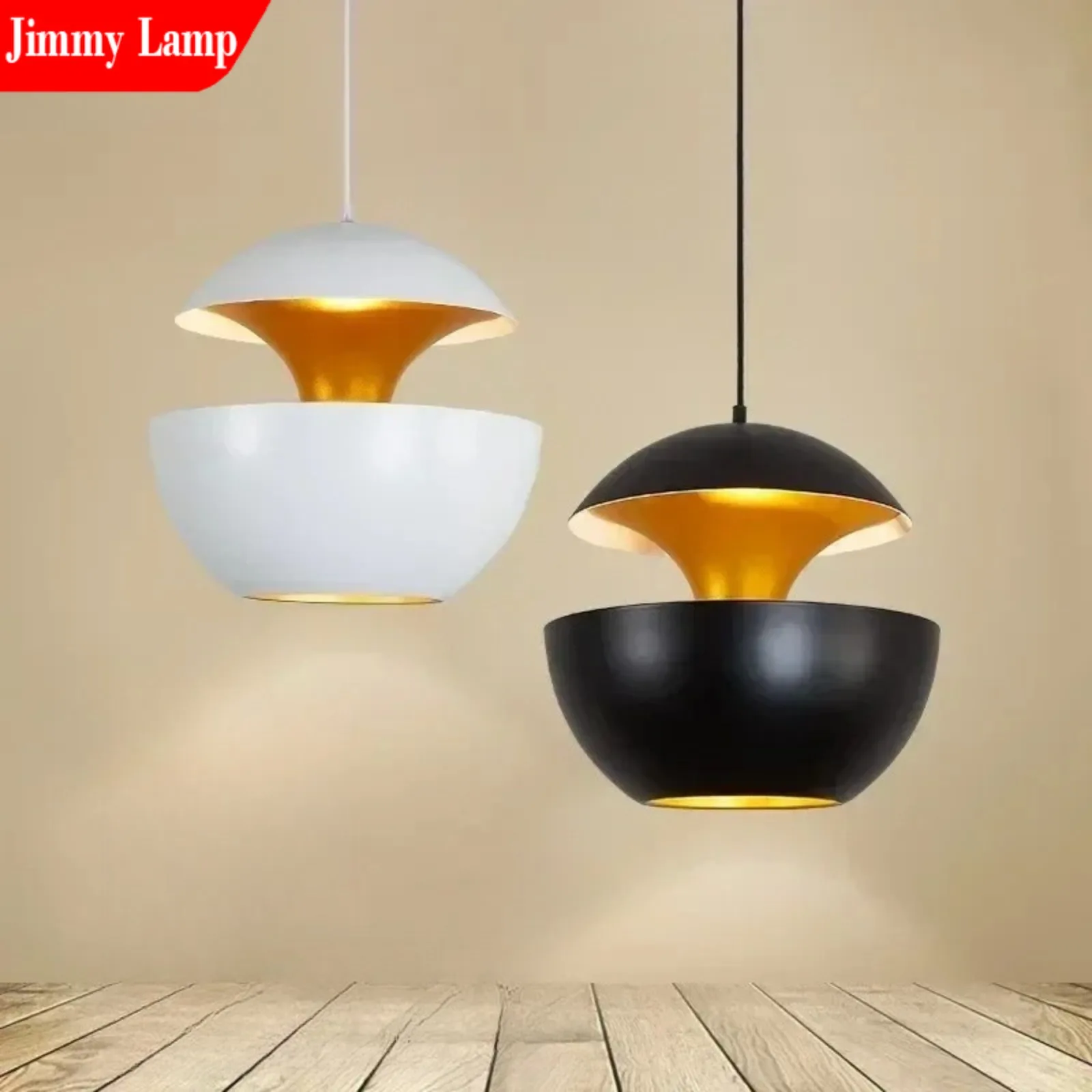 

Jimmy Modern Creative Circle Pendant Lamp Bedroom BedsideDining Study Hotel Bar Decoration Light Creative Art Lighting Fixtures