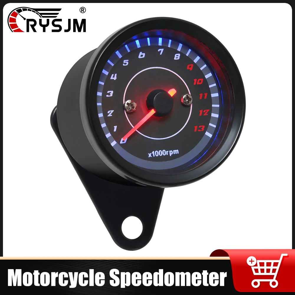 

0-13000 RPM Universal Motorcycle Tachometer Screen 12V Meter Gauge Speedometer Motorbike Parts For Honda For Yamaha For Suzuki