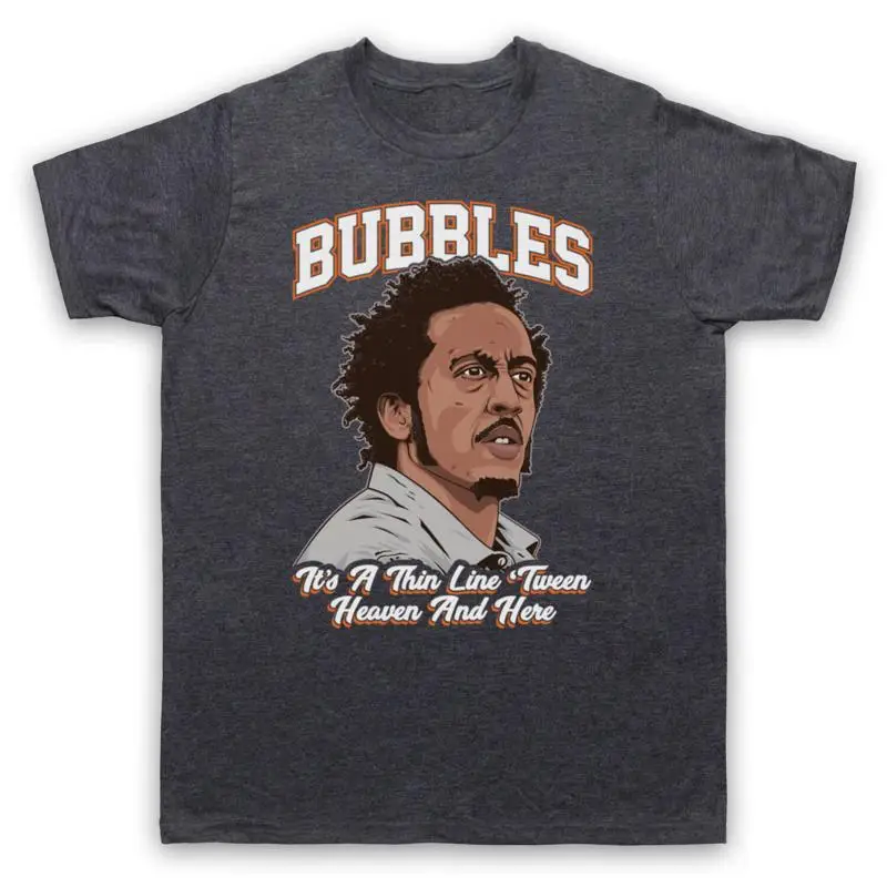 Camiseta THE WIRE BUBBLES IT'S A THIN LINE TWEEN HEAVEN AND HERE para hombre y mujer