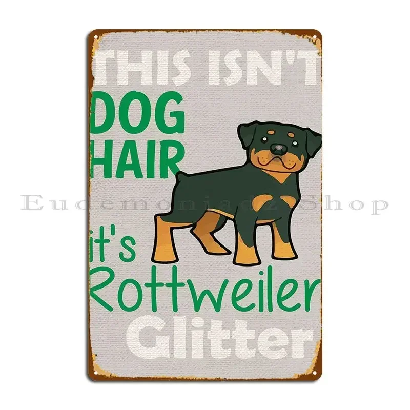 Rottweiler Posters Metal Sign Kitchen Club Wall Decor Wall Printed Tin Sign Poster