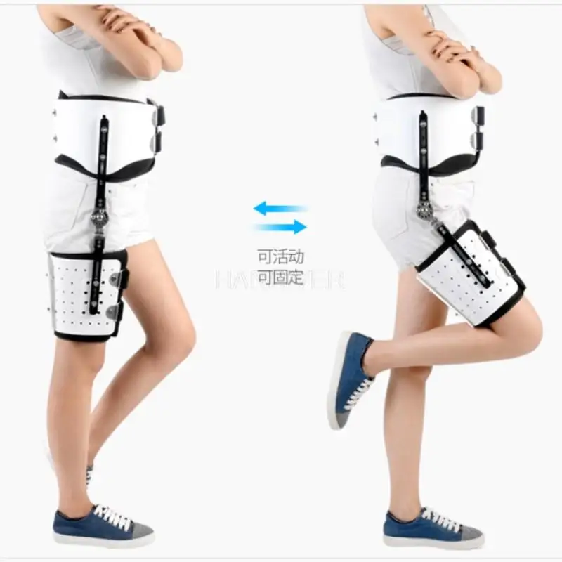 Hip Fixation Brace Orthosis Extension Stent Thigh Fractures Corrective Protective Gear Support Fit Waist Size Max 114CM