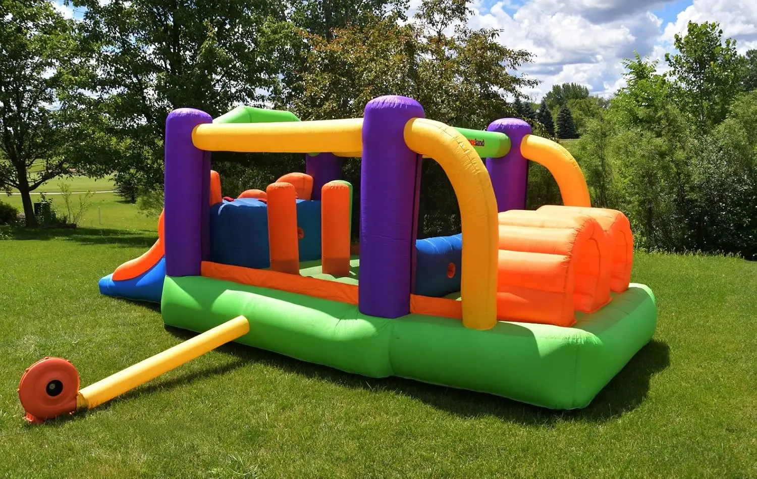 Bounce House aufblasbare Bouncer Hindernis Pro-Racer Combo Slides