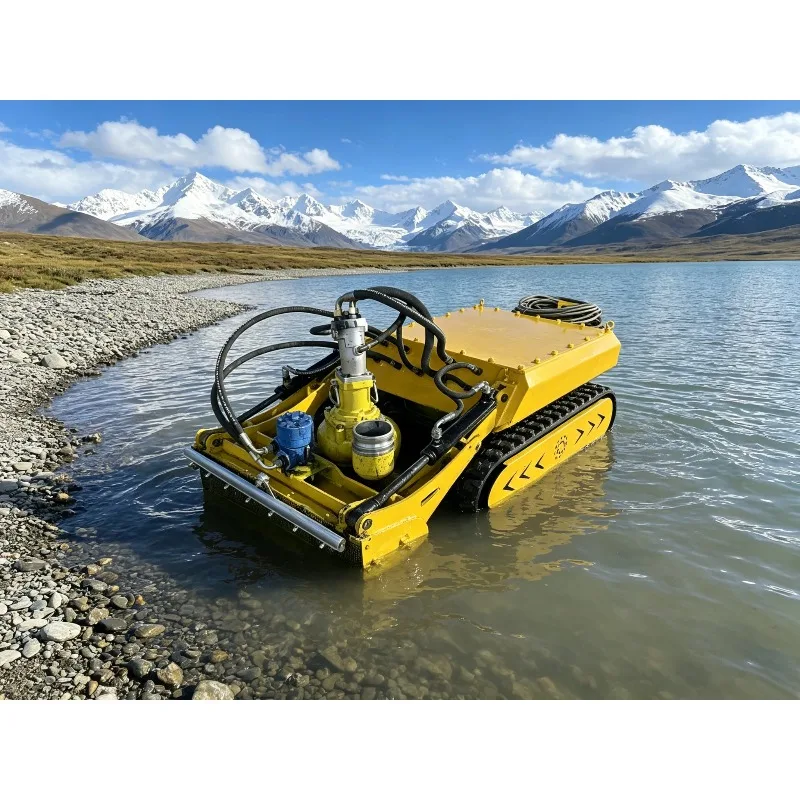 pipe cleaning robot Crawler Dredging Robot Sand Dredge Machine Suction Dredger Jet Suction Dredger for River Dredging
