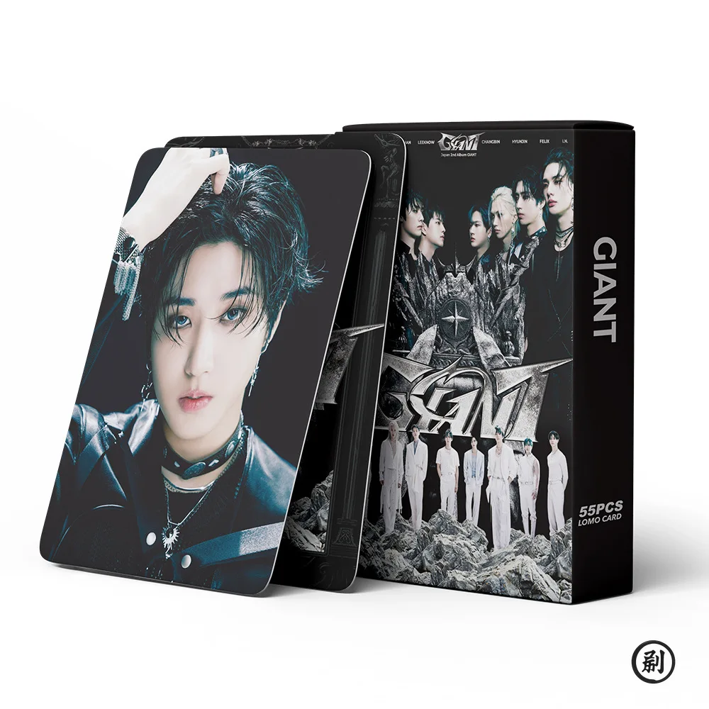 55 Uds Stray GIANT soporte LOMO tarjeta KPOP niño group SKid collection casera tarjeta fotografia mercan gestion de celebridades
